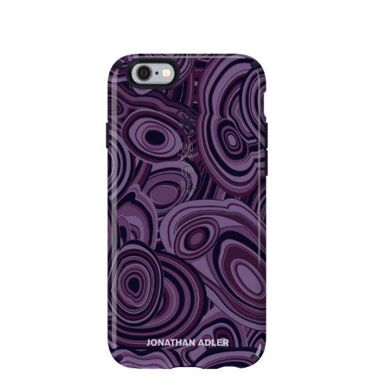 Speck Products CandyShell Inked Jonathan Adler Cell Phone Case foriPhone 6 6S malachite purple